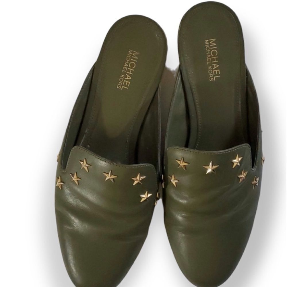 Michael Kors Natasha Star Studded Slide Mules